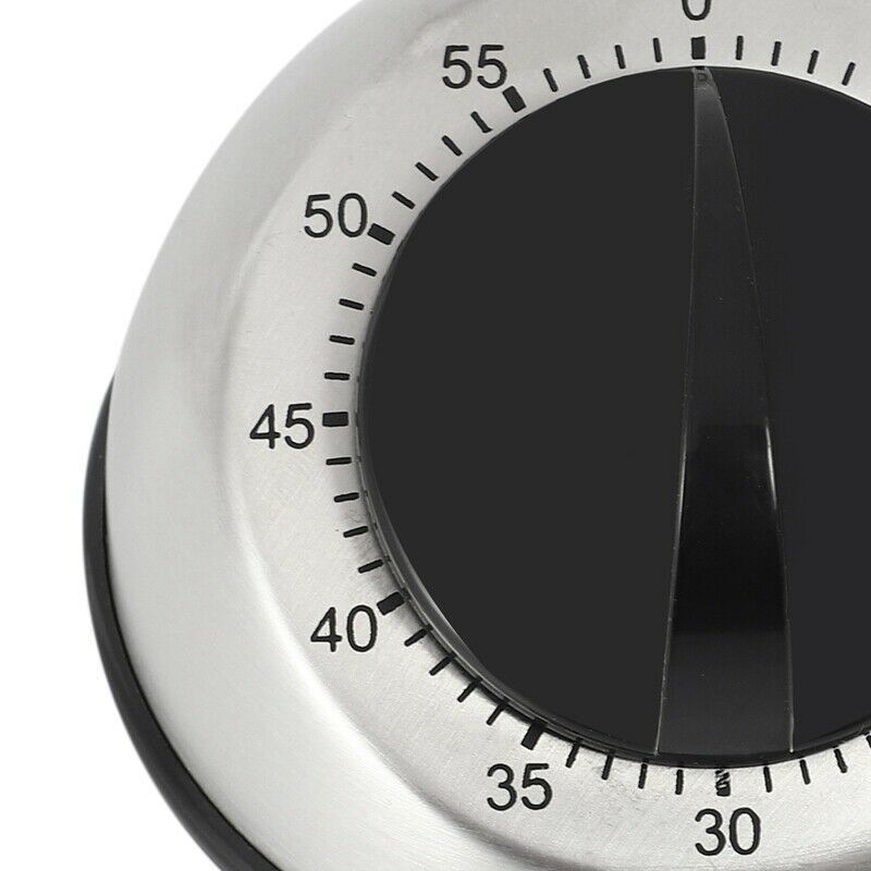 Kitchen Timer 60-Minutes Countdown Mechanical Wind Up Alarm Clock Home KitchenD1