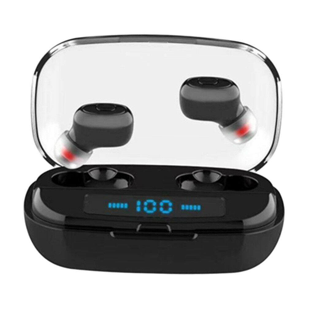 The New TWS Wireless Mini Earphone 5.0 Waterproof Display Bluetooth Headset