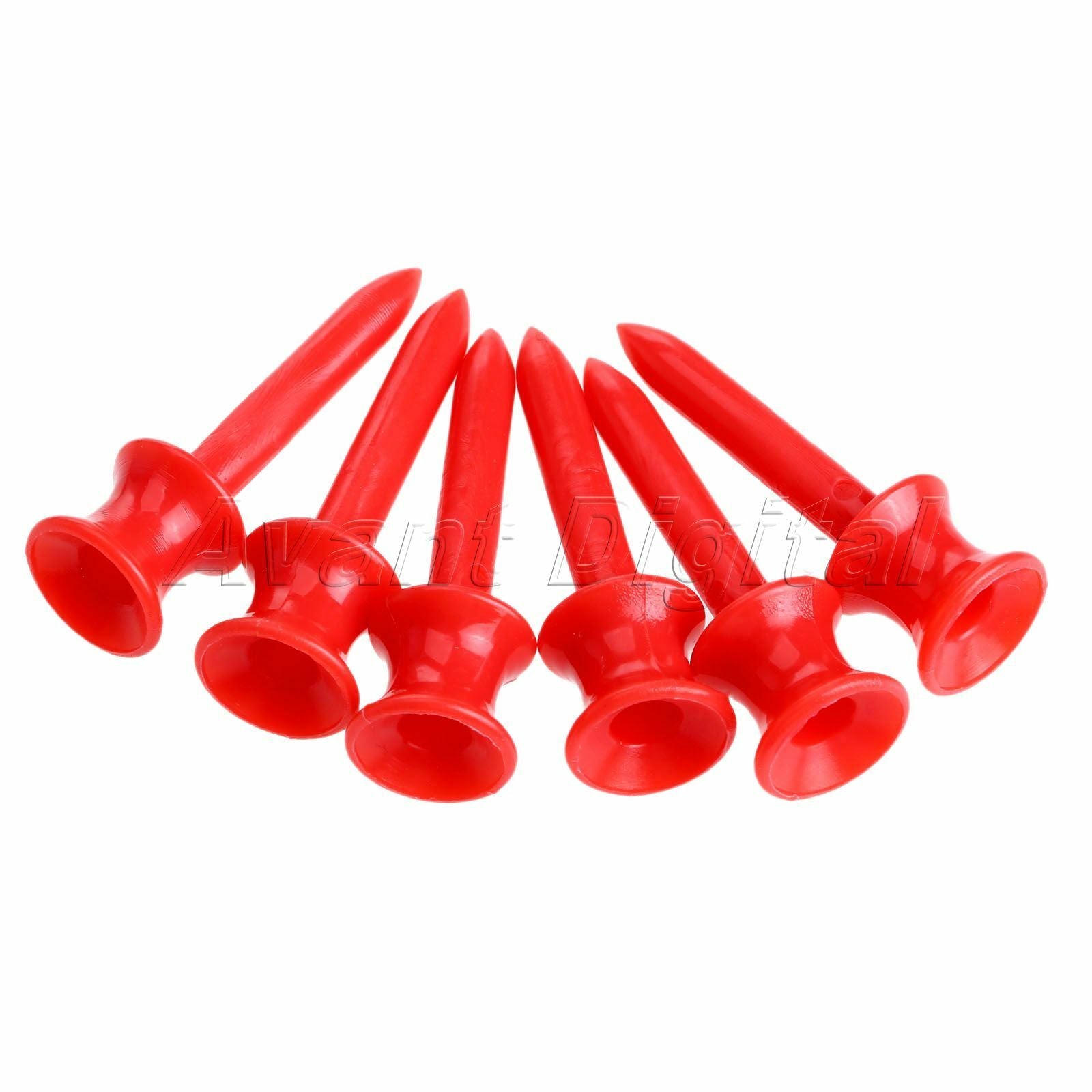 41mm Sports Golf Club Accessories Golf Tee Step Down Graduated Castle Tee 100Pcs