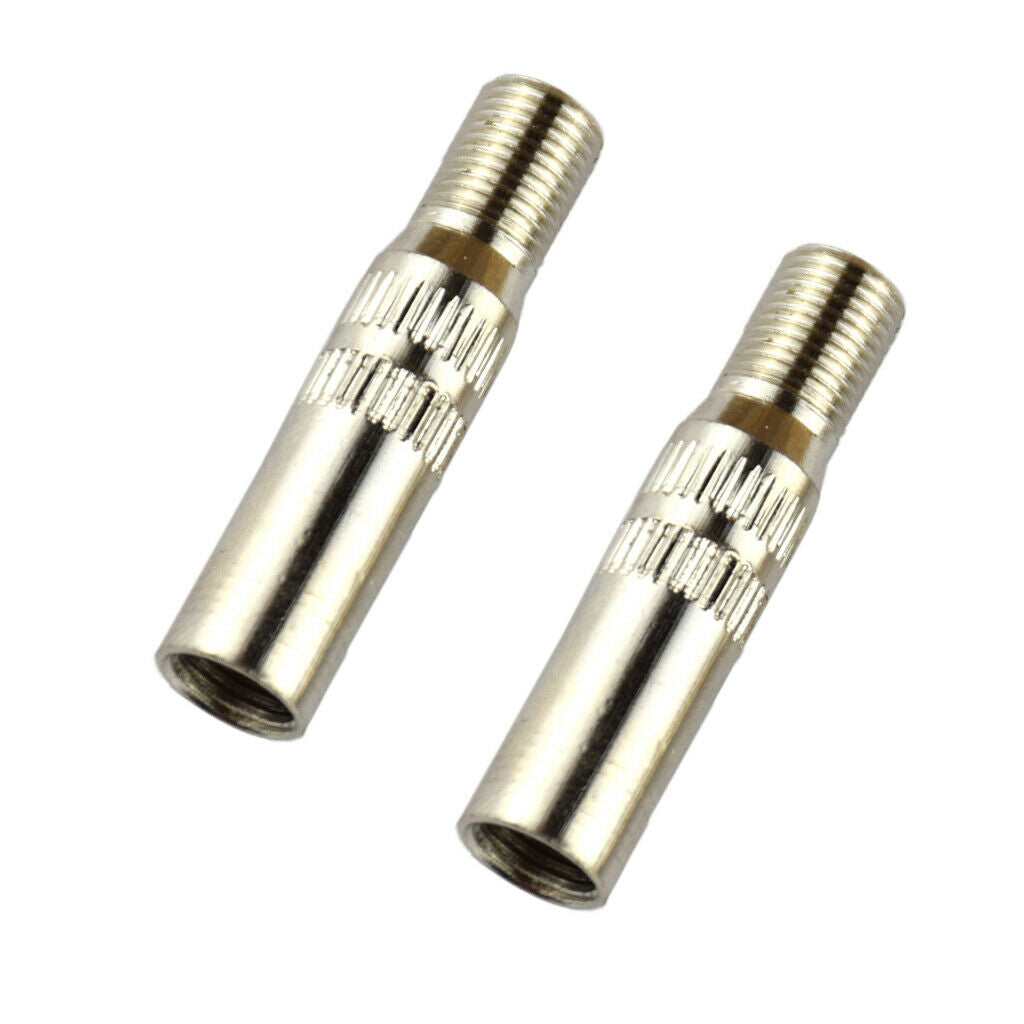 8 Pieces Car Vehicle Valve Extender Adapter   39mm 1.54" Metal Straight