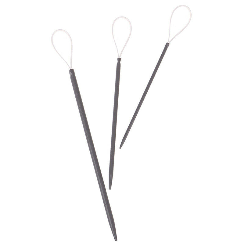 3pcs Nylon Wire Knitting Yarn Sewing Big Eye Needles Apparel Craft Wool K.l8