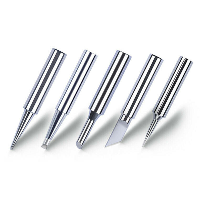 5pcs New Lead Free Soldering Iron Tips Replacement For Soldering Repair Stat DF