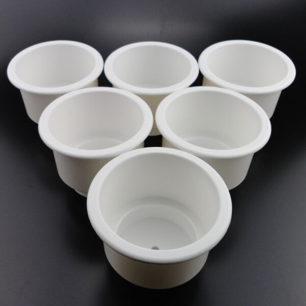 4x Perfect Selling White Boat Plastic Cup Drink Can Holder Boat/Car Marine RV