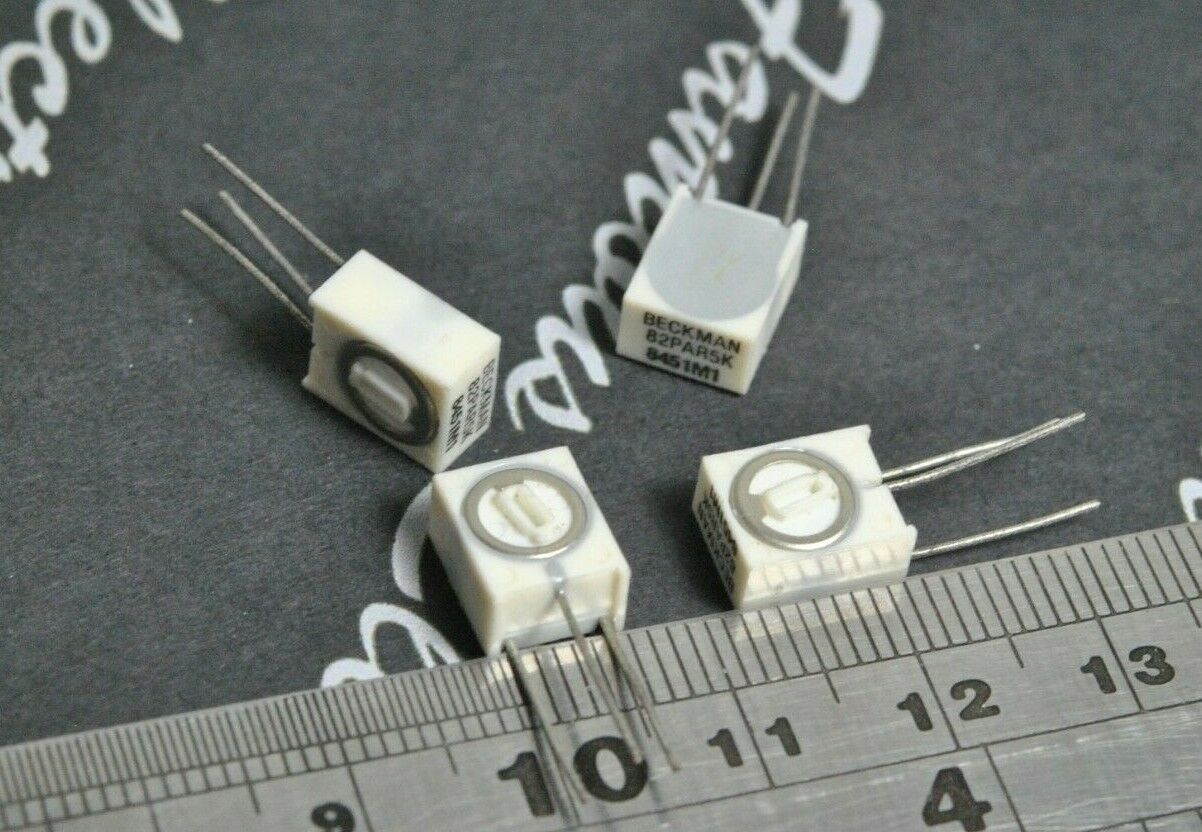 4pcs - BECKMAN / HELITRIM 82PAR5K 5K 1-Turn Potentiometer / Trimmer