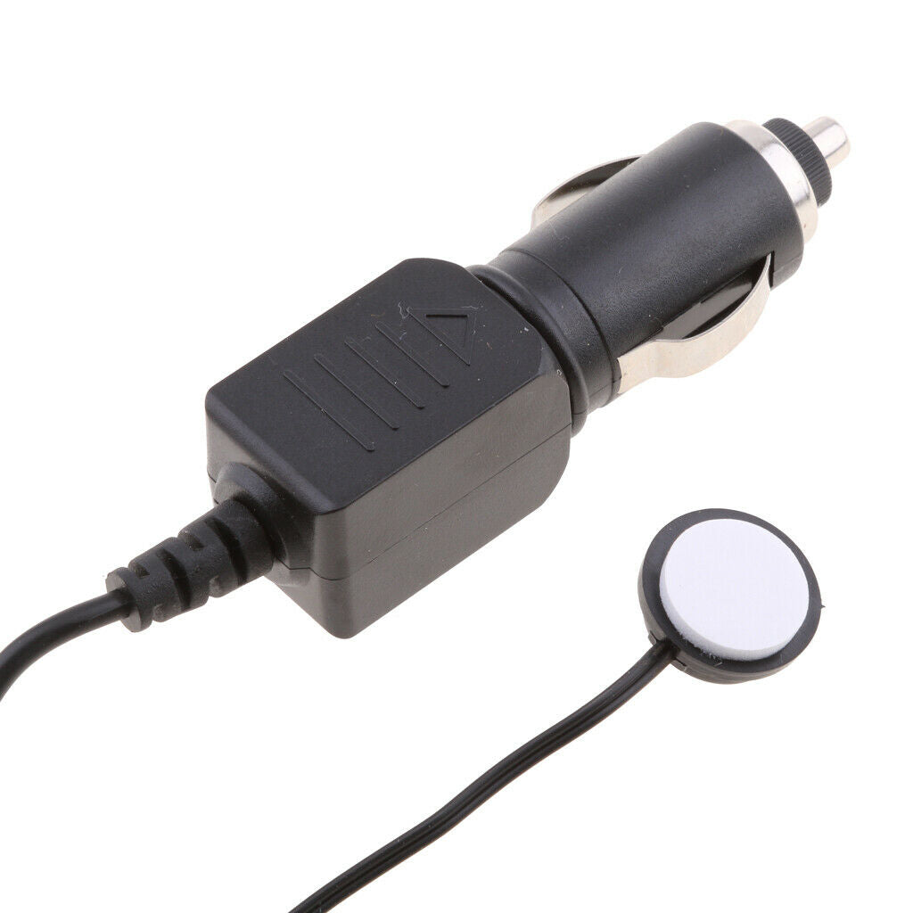 DC 12V Digital Thermometer, Voltage Temperature Display, Voltmeter And