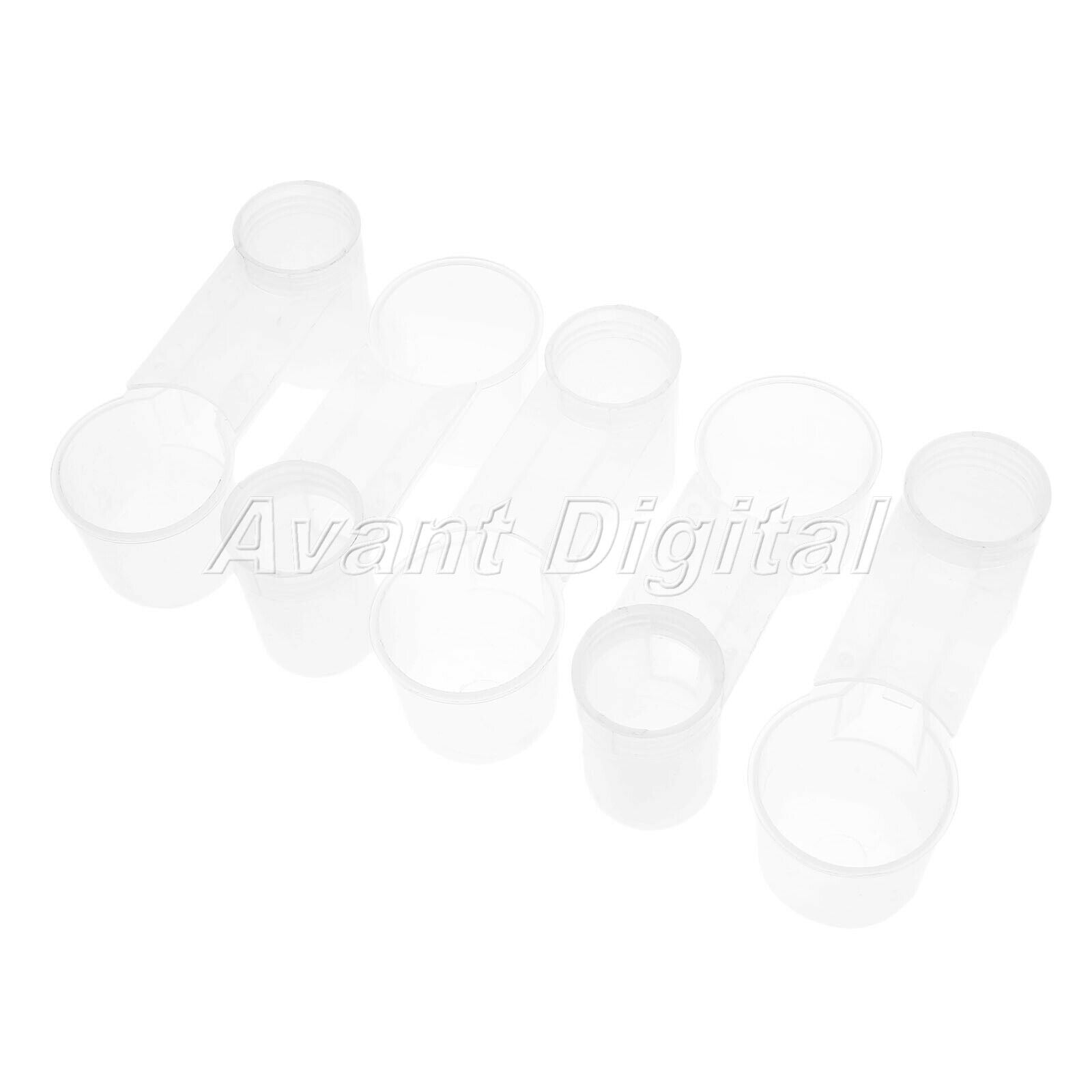 Clear White Plastic Bird Feeder Drinker Bottle Cup Water Bottle for Pigeon Dove