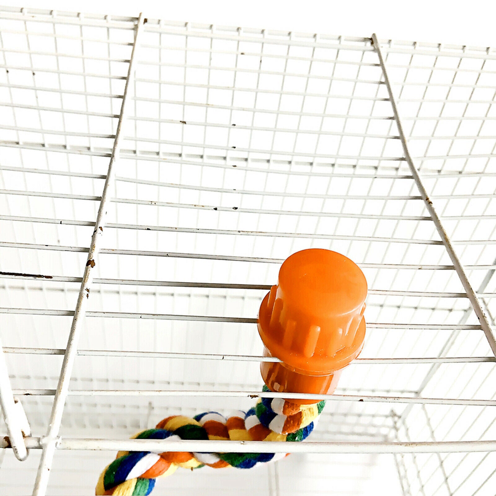 Bird Rope Perch Stand Bird Toys Staion Bar for Parrot Budgie Lovebird Macaw