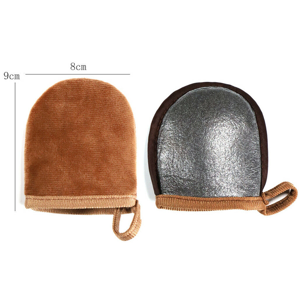 3PCS Self Tanning Mitt Applicator Kit Face Tan Mitt Washable Glove Tools Set