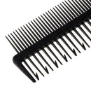 2-Way Plastic Barber Hair Dye Weaving Sectioning Foiling Tint Comb for Black