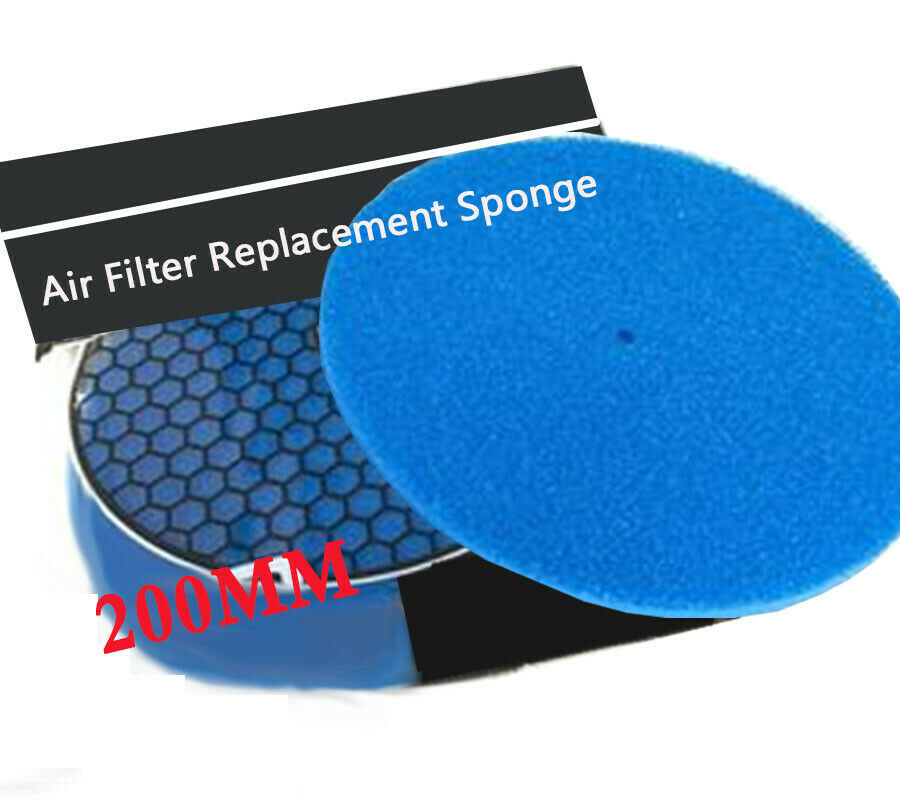 1x HKS 3Layer Super Car Filter Power Flow Air filter Replacement Cotton Pad Blue