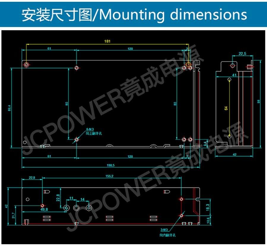 24V 5A 120W Regulated Switching Power Supply PSU Transformer LED Strip CCTV