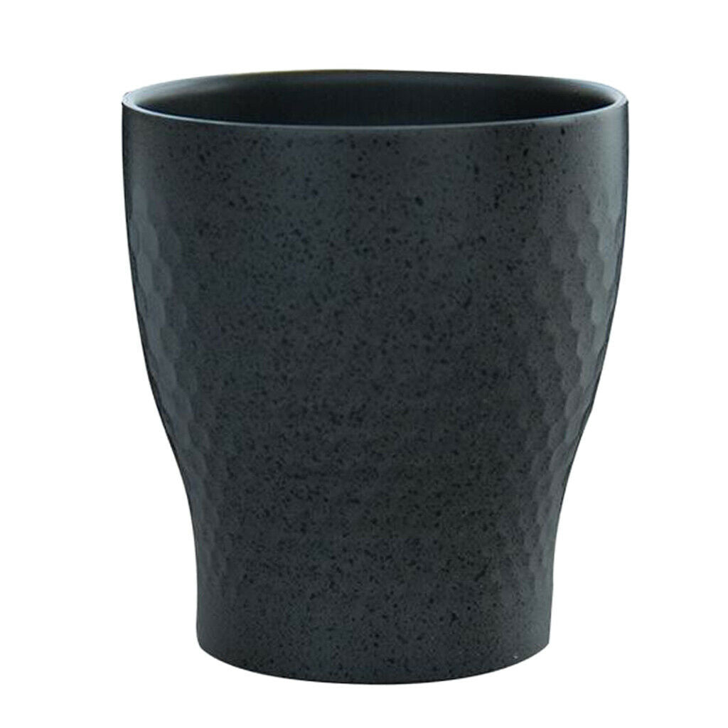 Small Stainless Steel Drinking Water Tumbler Cup Home Hotel Restaurant Black