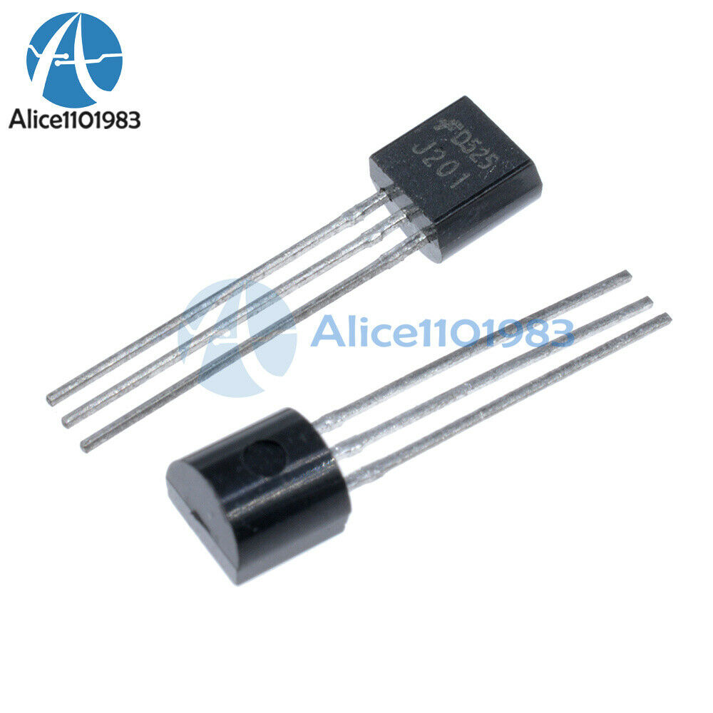 2PCS J201 JFET N-Channel Transistor 50mA 40V TO-92 J201