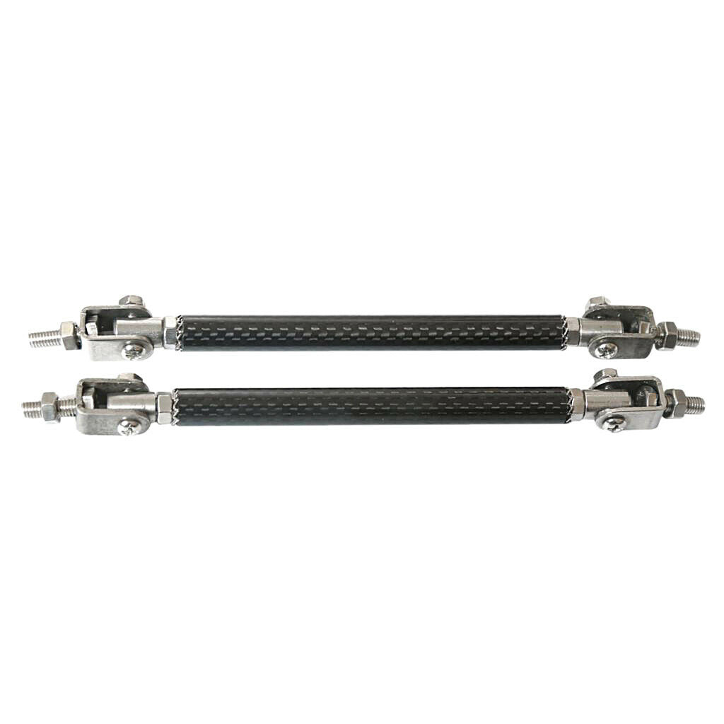 Aluminum 15cm 5.9" inch Front Bumper Lip Splitter Strut Rod Tie Bars 15cm