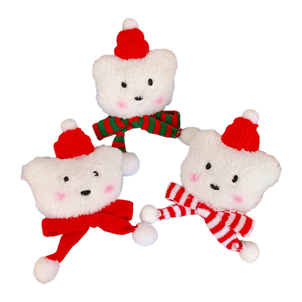 3 Pieces Lapel Pin Set Ornaments INS Breastpin Plush for Jackets Women Girls