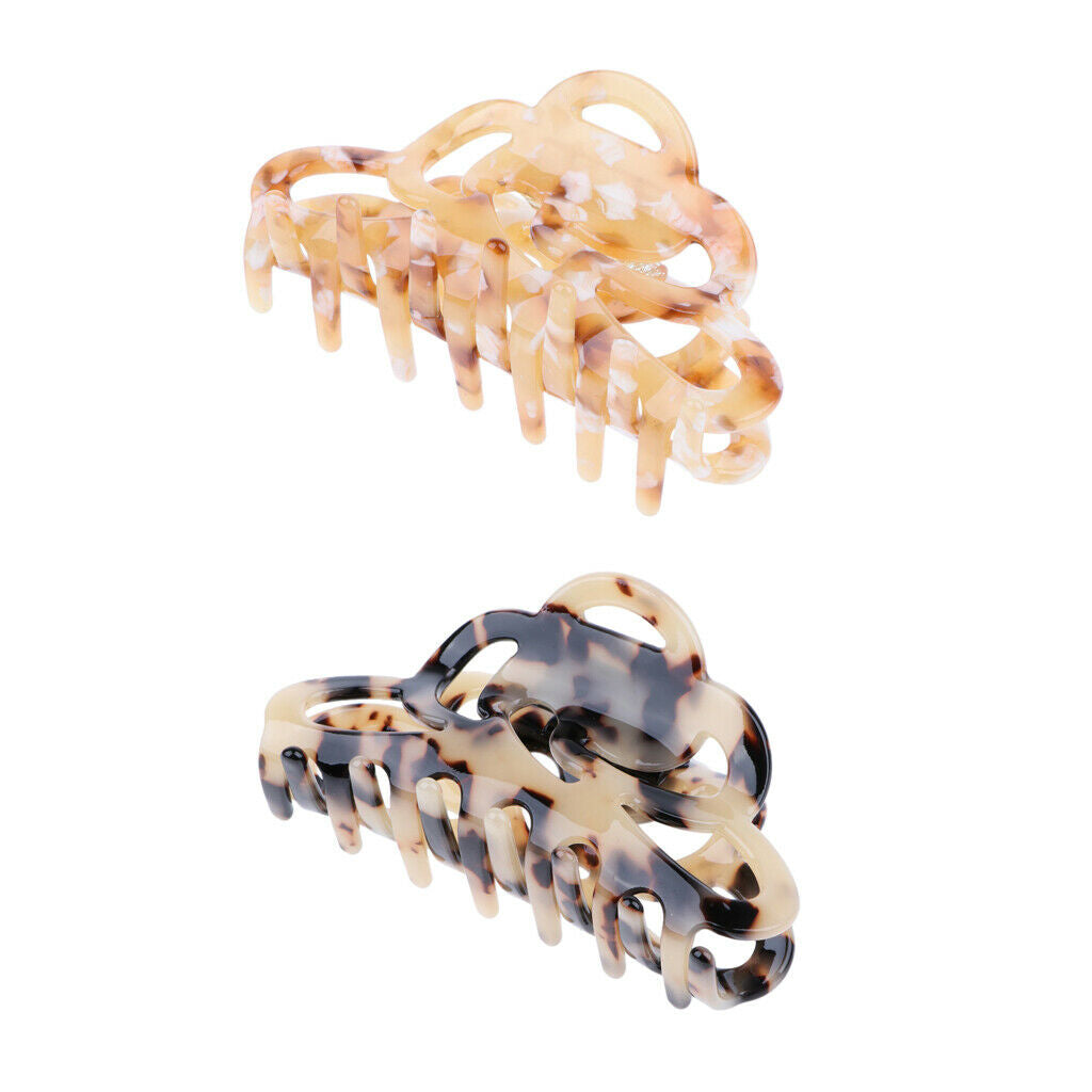 Claw Clip for Hair  of Shells Holding Clip Clamp for Woman Girl Lady - Beige, as