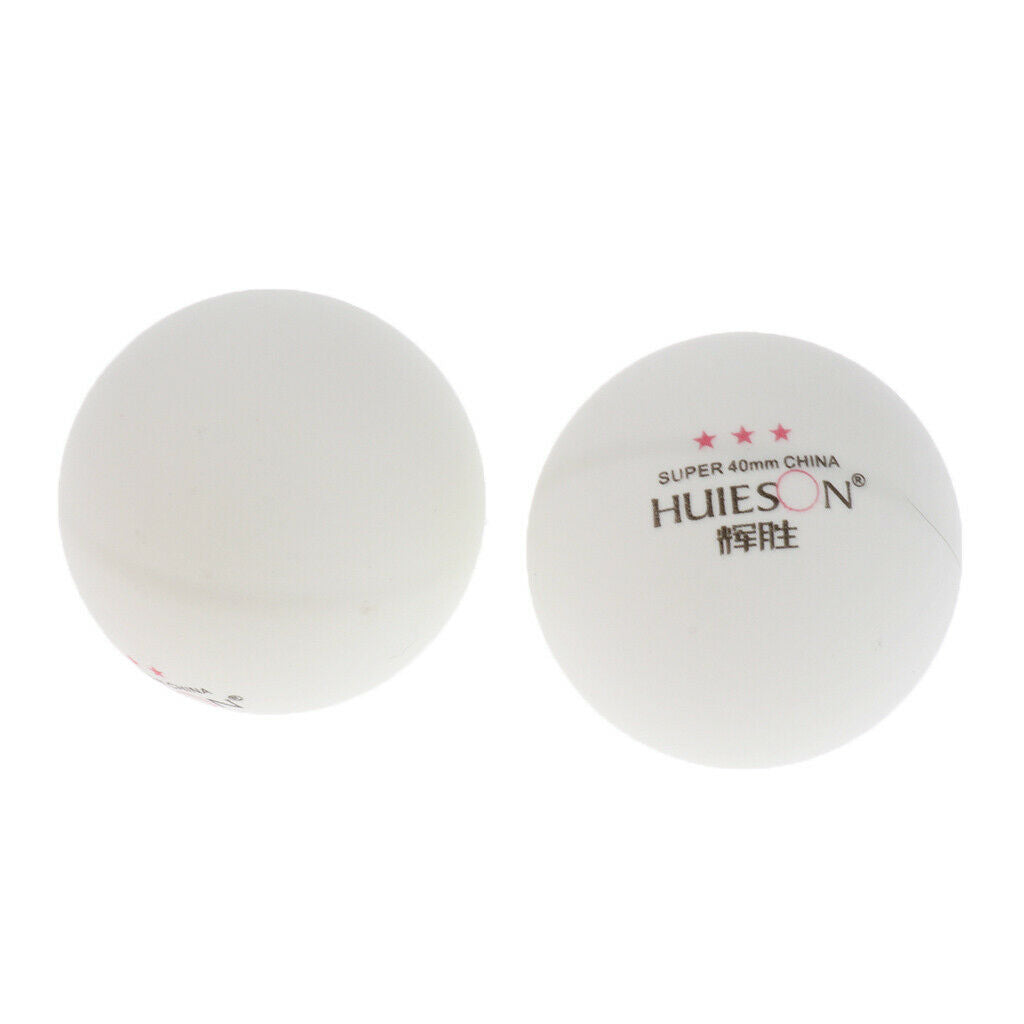 50pcs   table tennis balls white for training match, 40 mm