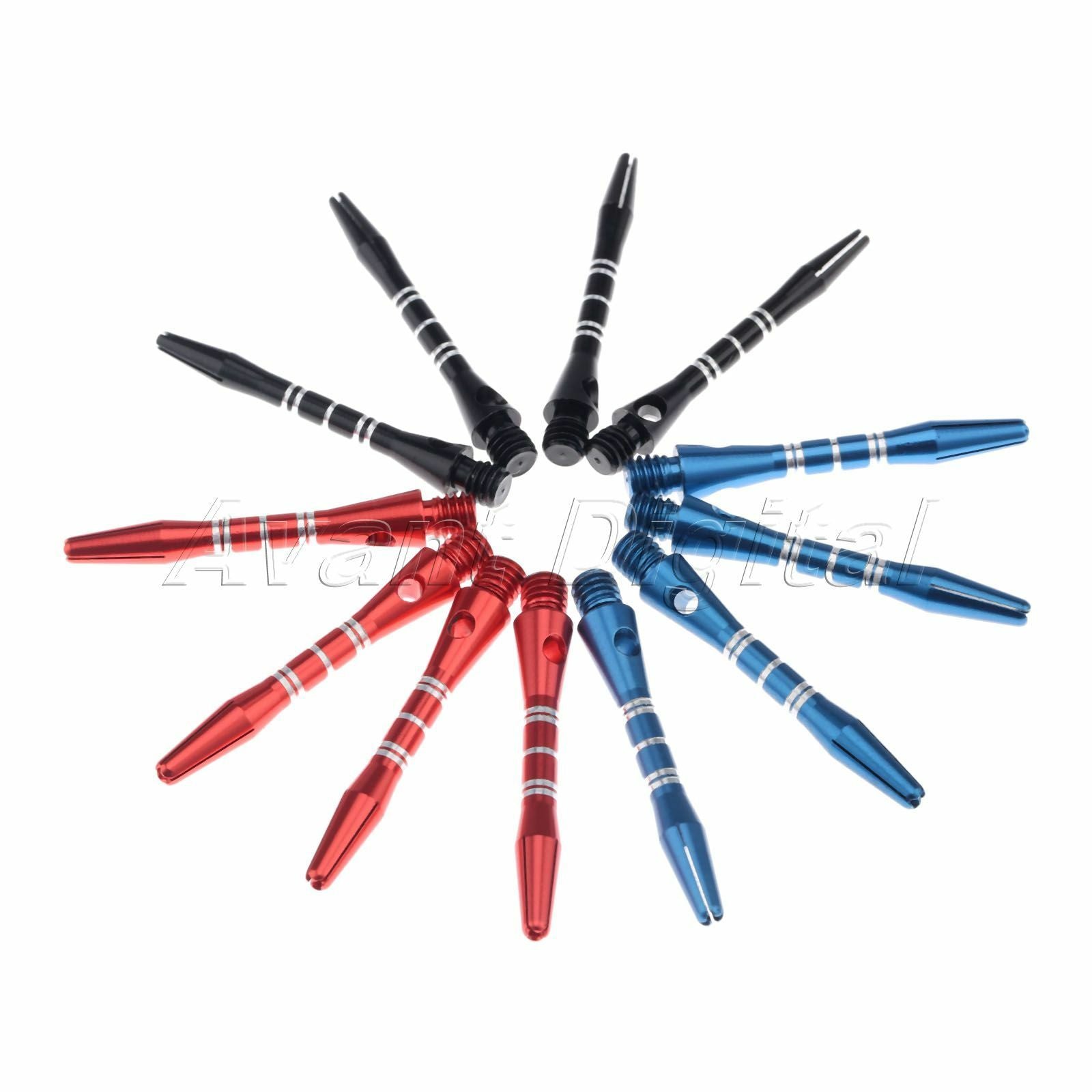 Aluminum Alloy Darts Shafts 2BA Thread Professional Darts Accessory 3 Colors