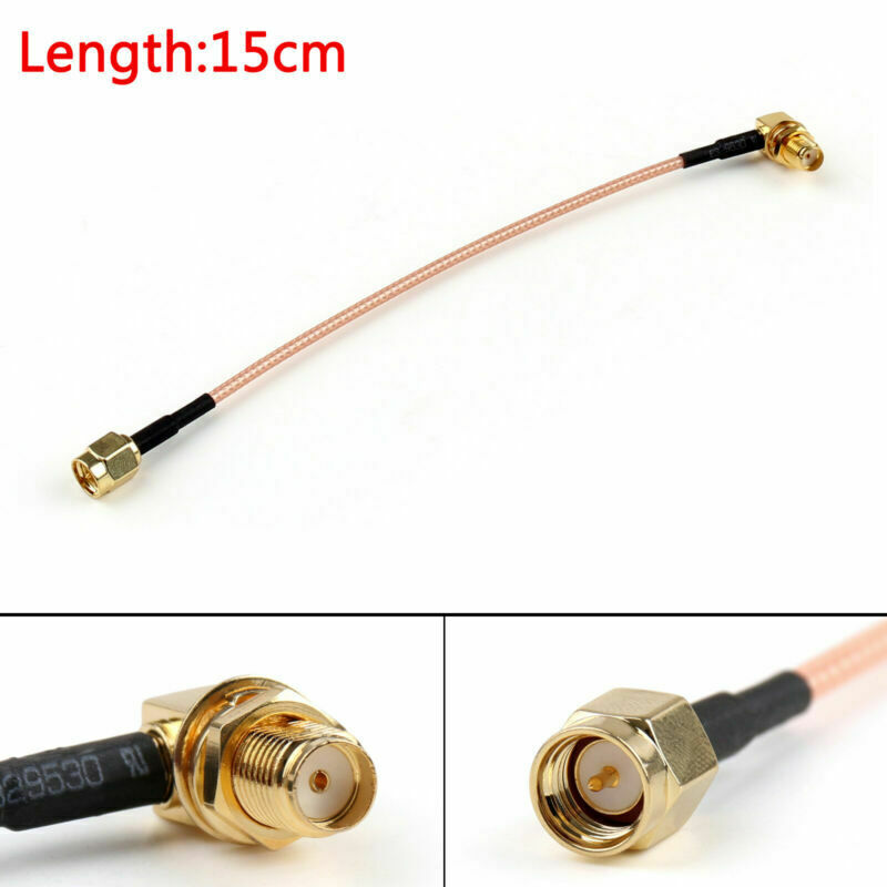 5PCS 15cm Cable SMA Male  To SMA Female Jack Right Angle RG316 Jump Pigtail BS5