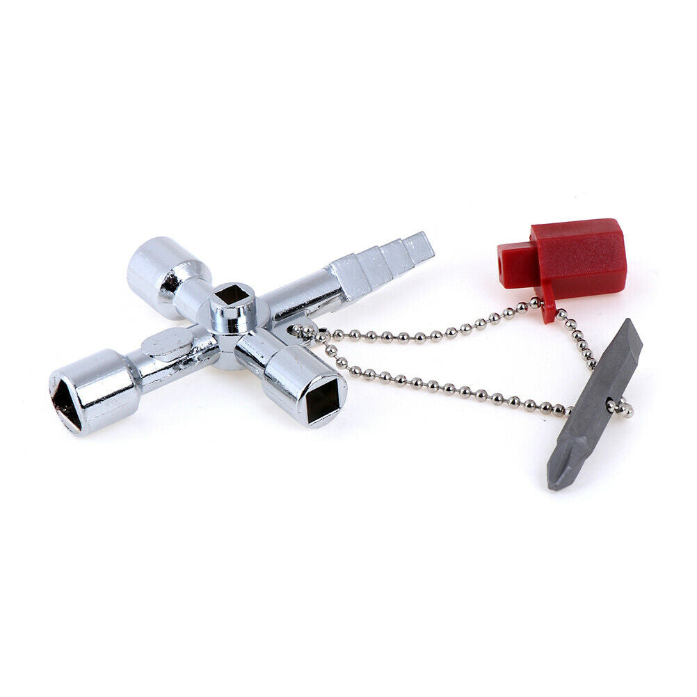 5 in 1 universal cross square triangle train electrical cabinet elevator key_DD