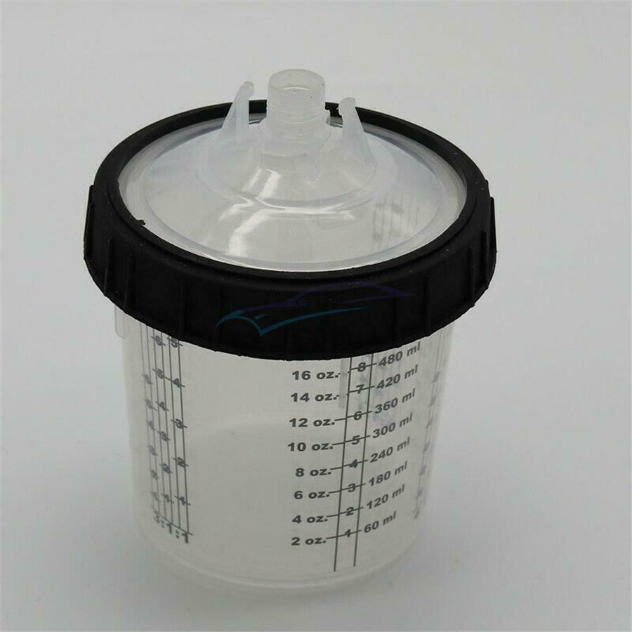 5-piece Set Spray Gun Connector Paint Mixing Cup Kit For PPS Adapter Converts