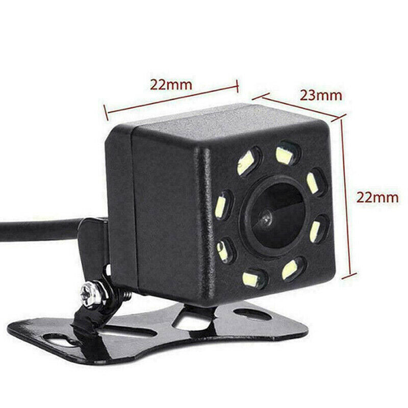 Universal 8 LED IR Car Rear View Reverse Parking Backup Camera Night Visio Qx