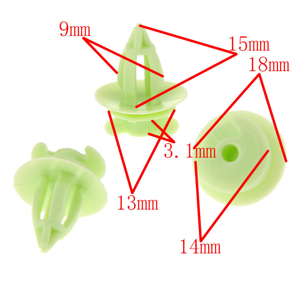 10 Pairs Of Door Locks Panel Trim Clips For BMW E36 318is M3 51411973500