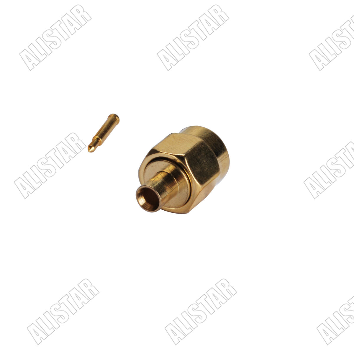 20x SMA straight Male Plug Solder For Semi-Rigid RG405 0.086" Cable RF Connector