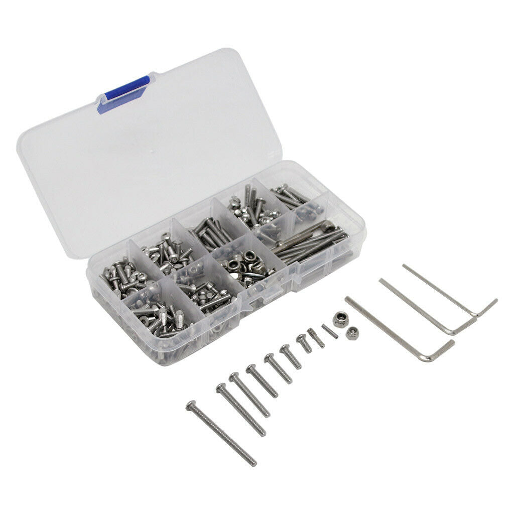 Multi-size Screw box Stainless Steel Screw Kit Set for 1/10 RC Car Parts