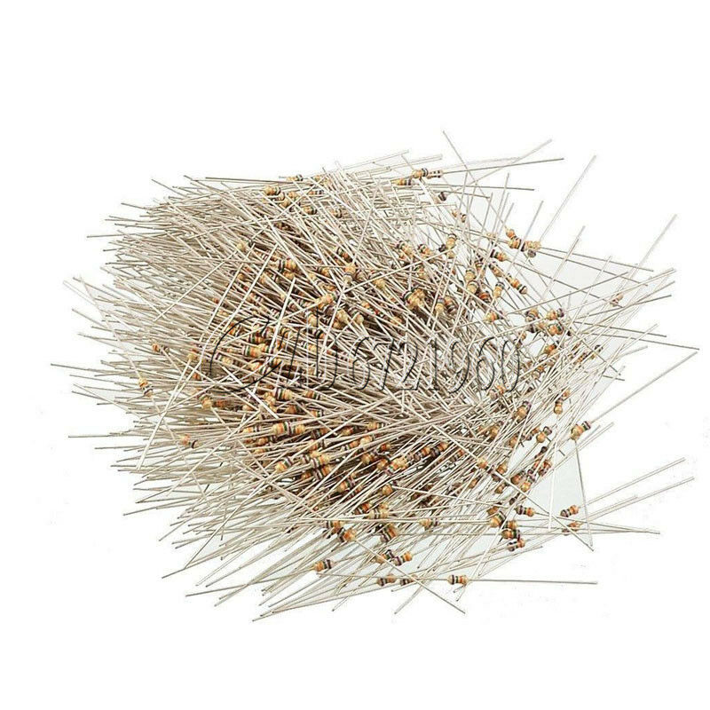 100PCS 1K 1KΩ Ohm 1/4W 0.25W 5% Carbon Film Resistors  Resistance
