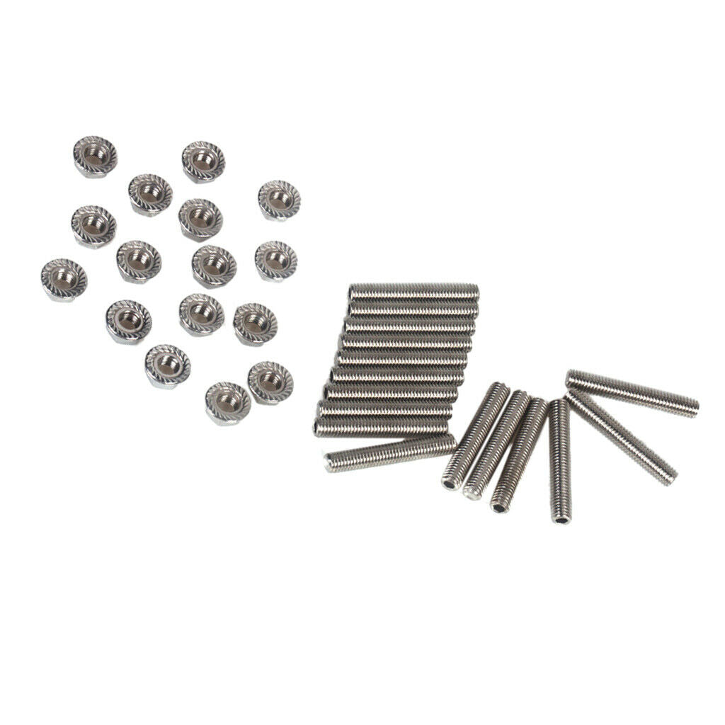 Stainless Exhaust Manifolds Stud Kit for Ford 4.6 & 5.4 Liter V8 2 Manifolds