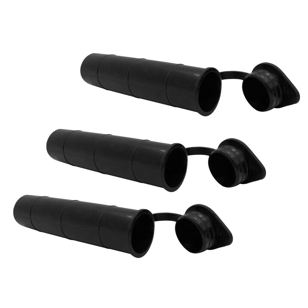 3x Replacement Rubber Hose Insert Protection with  for 2 "fishing Rod Holders