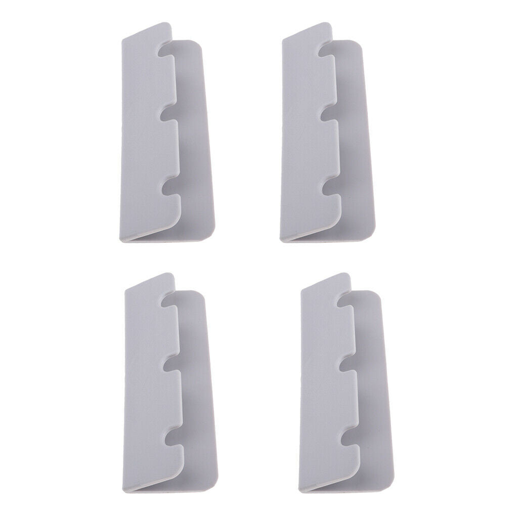 4Pcs Durable Boat Seat Hook Clips Mountings Dinghy Kayak Fishing Boat Rib 17x6cm