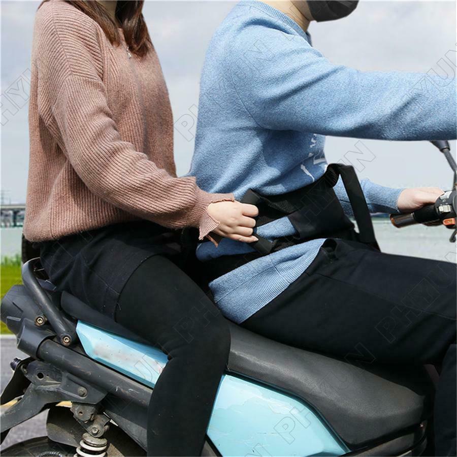 Motorcycle Scooters Safety Strap Passenger Seat Belt Strap Hand Strap Universal