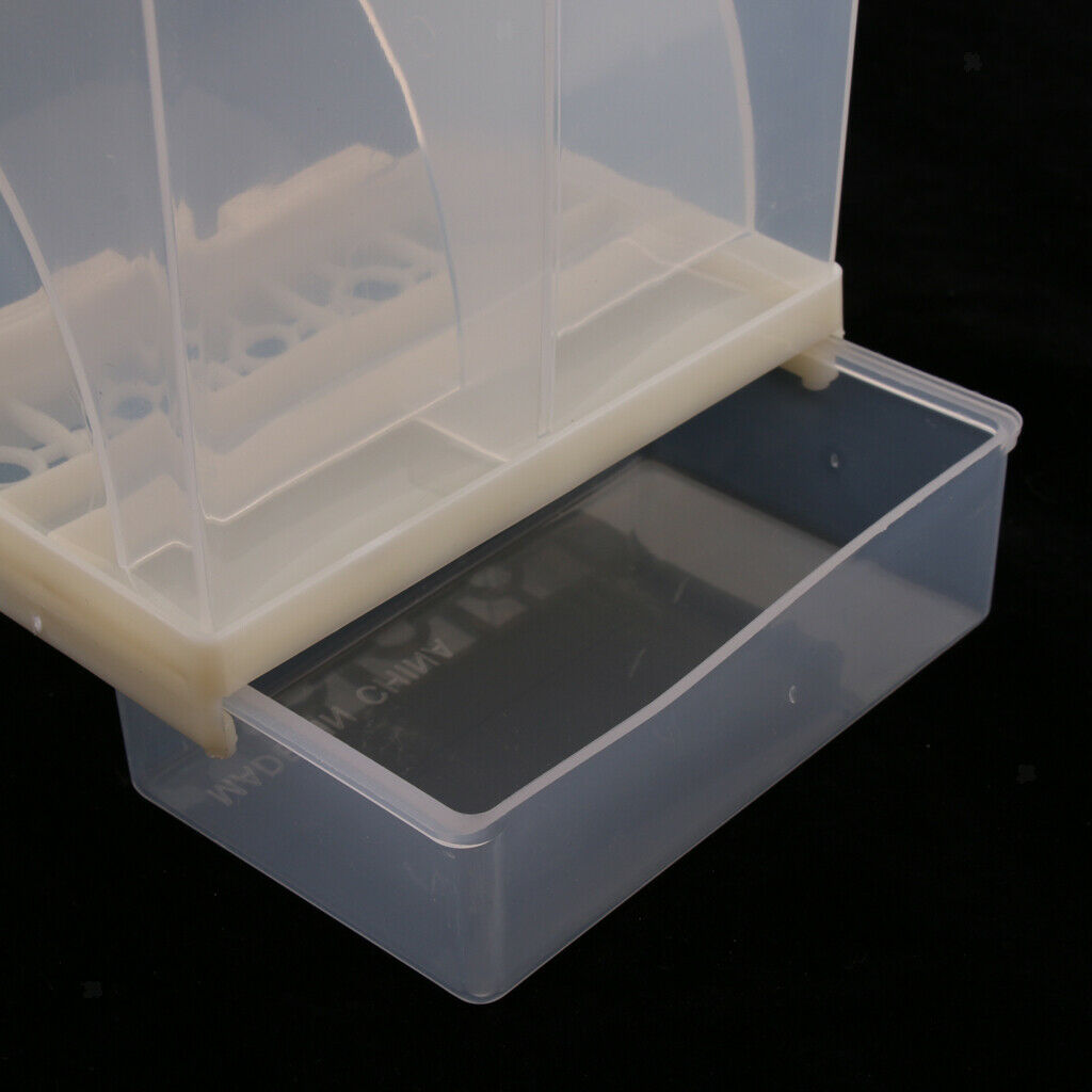 Automatic Poultry Feeder for Bird, Plastic Food Container for Parrot Pigeon
