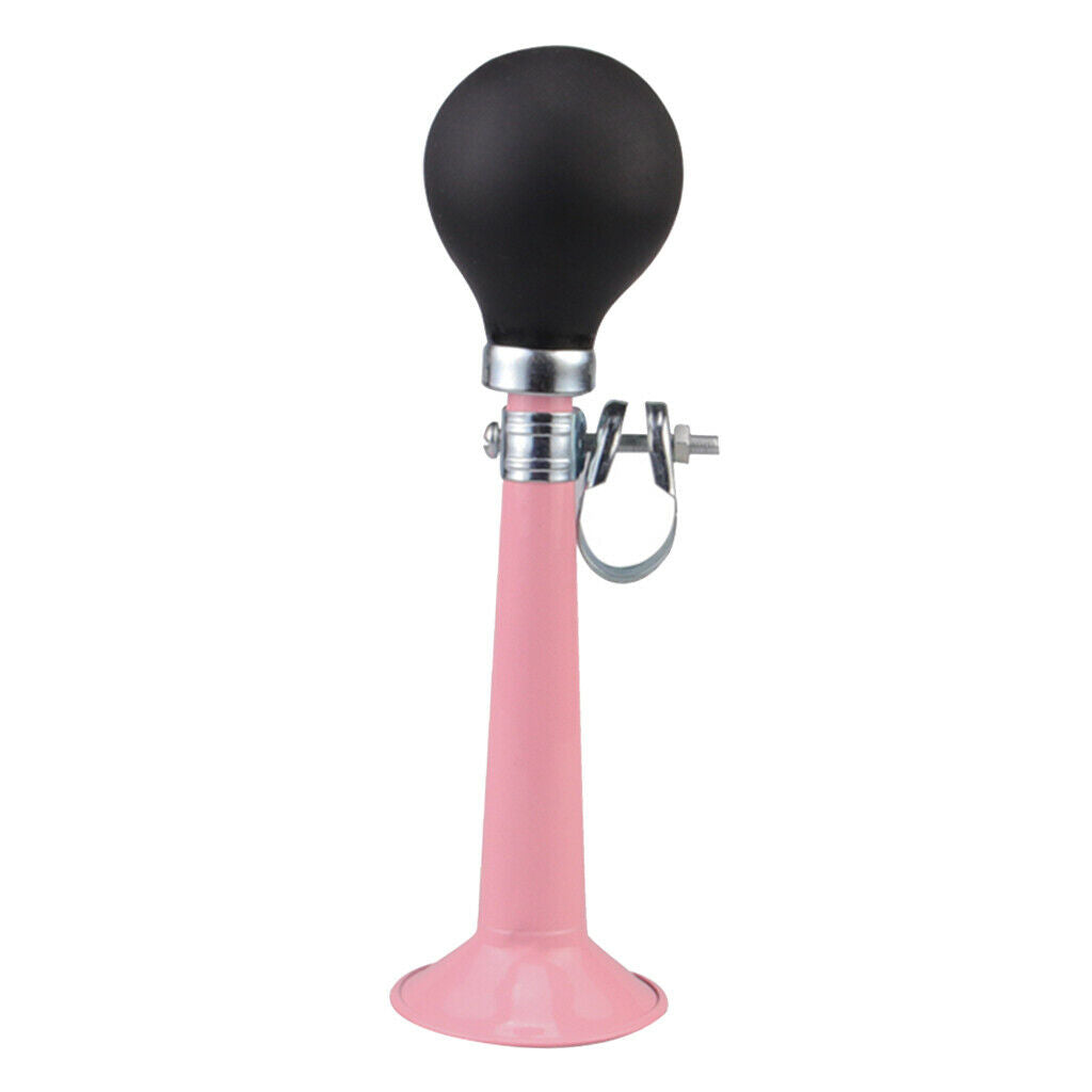 Metal Aluminum Alloy Bike Air Horn Hooter Bell Straight MTB Bugle Pink