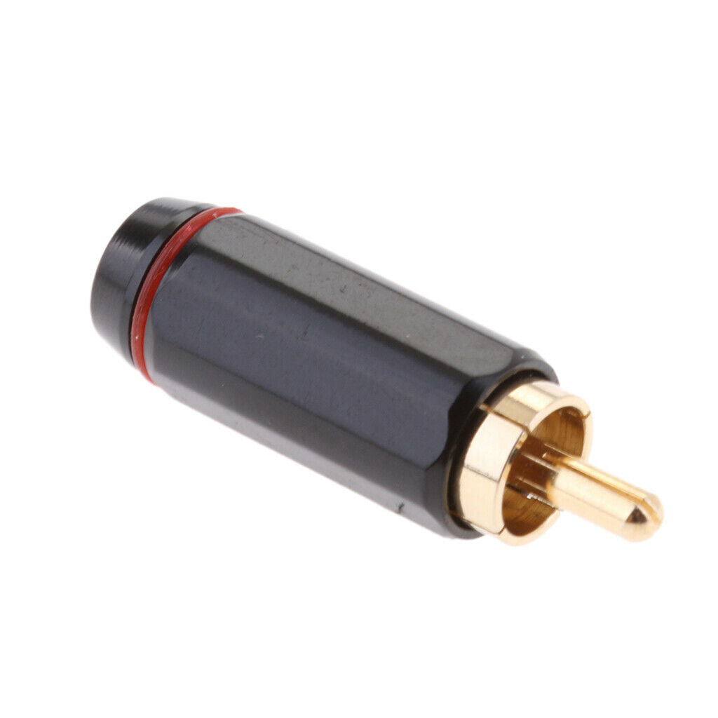 Pack of 2pcs 3.5mm   to RCA Male Plug Mono Female Audio Connector Adapter