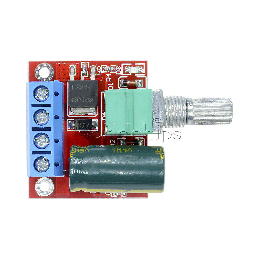 4.5V~35V 5v 6V 12V 24V 5A Mini PWM DC Motor Speed Controller Switch LED Dimmer