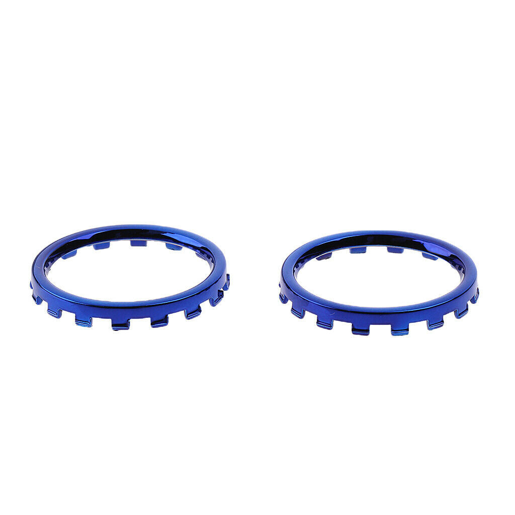Chrome Thumbstick Accent Rings with Teardown Rod for Xbox One Elite Blue