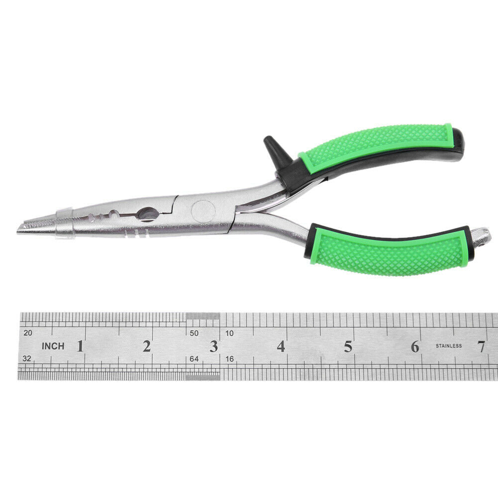1pc High Carbon Steel Metal Fishing Split Ring Pliers Cutters Hook Remover @