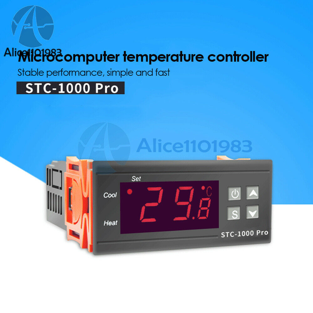 STC-1000 Pro  AC 220V Temperature Controller Thermostat Regulator NTC Sensor