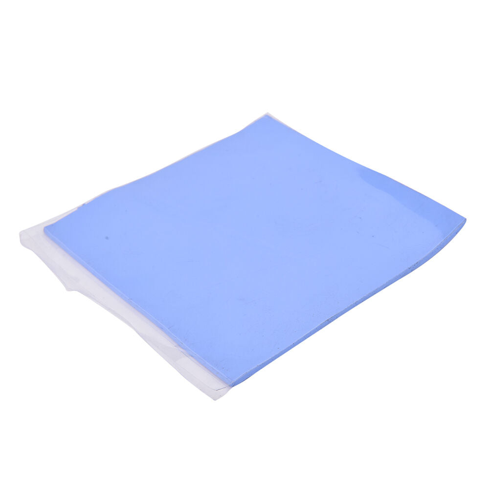 100mmx100mmx2mm Blue Heatsink Cooling Thermal Conductive Silicone Pad Unc.l8