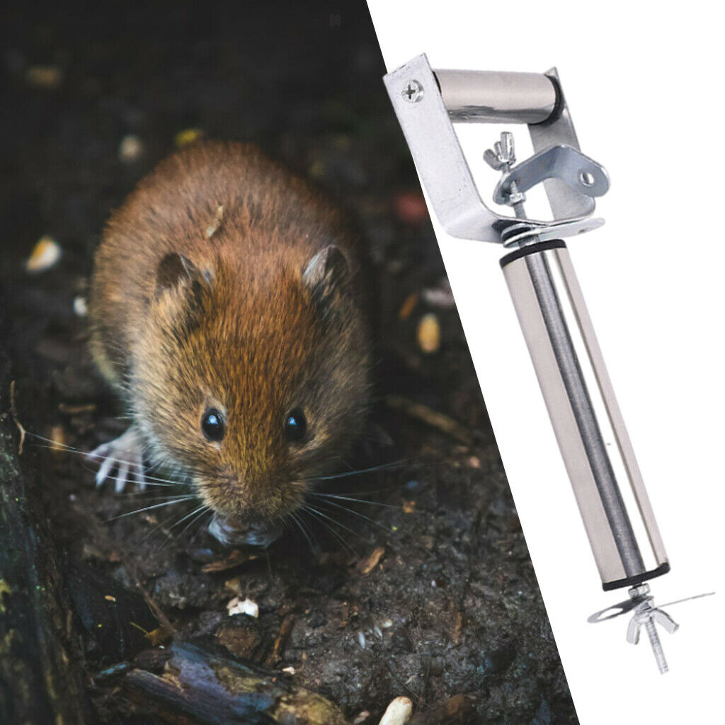 Stainless Steel Mouse Traps Instantly Reusable Mousetrap Garden Rat Control