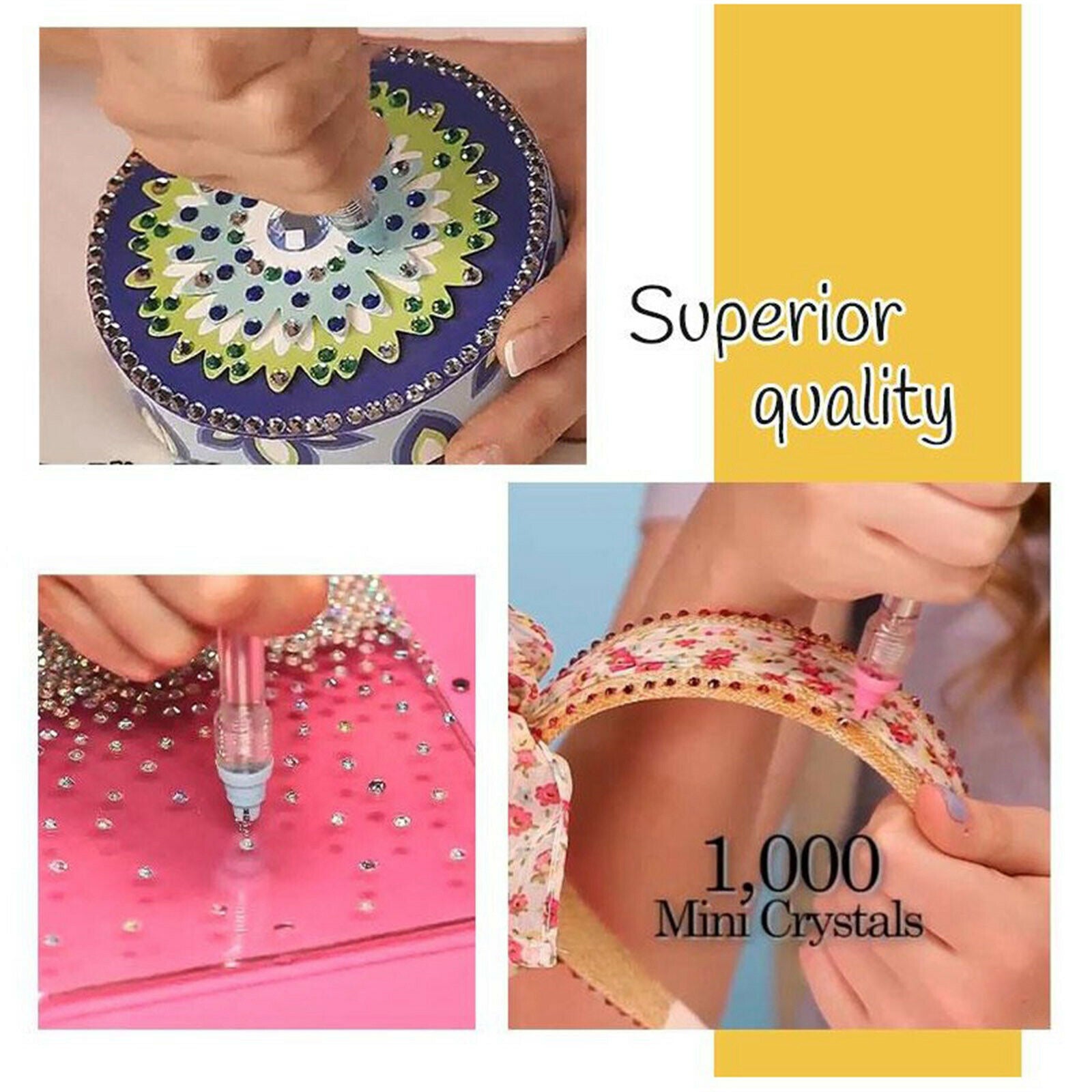 5D Stainless Steel Diamond Embroidery Painting Drill Pen Drill Box Set Tool