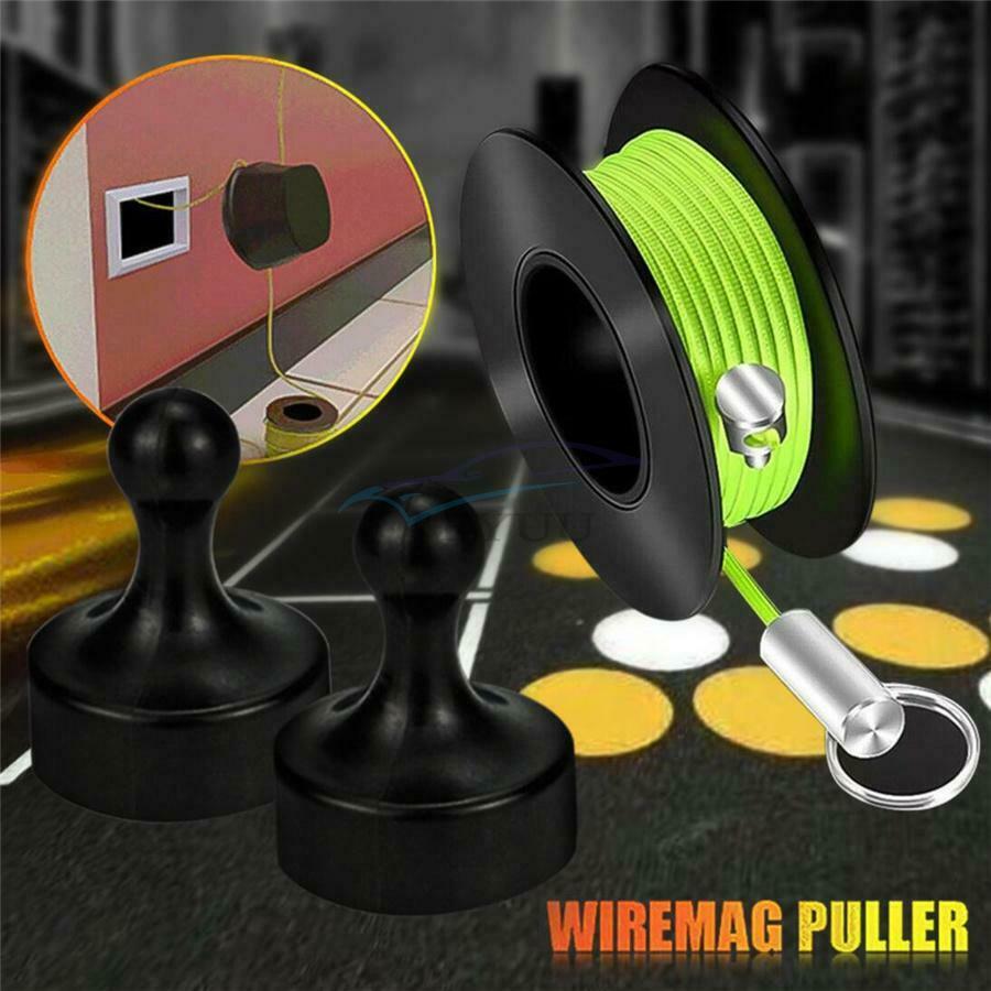 1 Set 20ft Mini Magnetic Threader Professional Puller Wire Cable Running Device