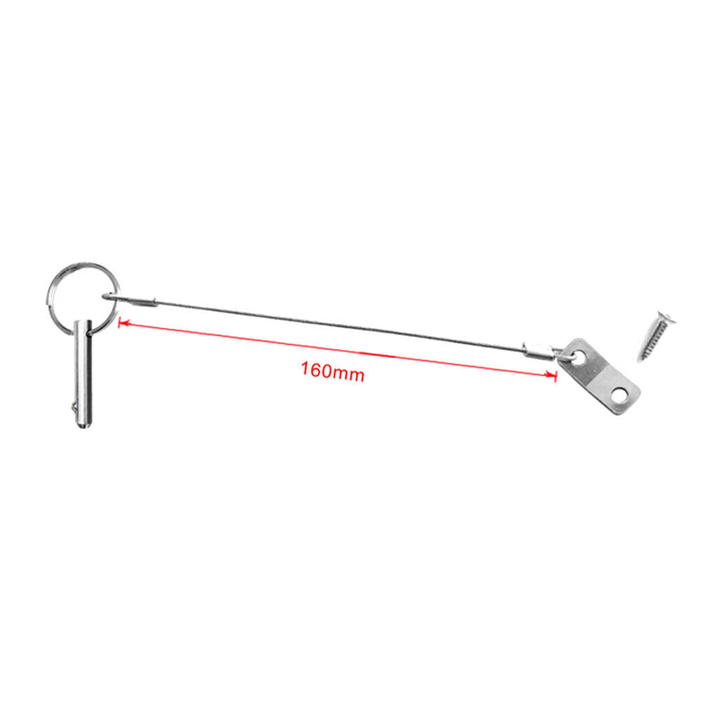 Stainless Steel Quick Release Pins Kayak, Boat, Bimini Top Set Of 2