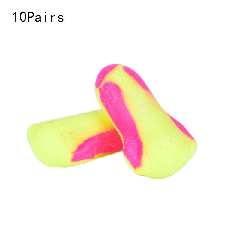 10 Pairs Disposable Uncorded Foam Earplugs Snore Sleep Hearing ProtectionsJCX XC