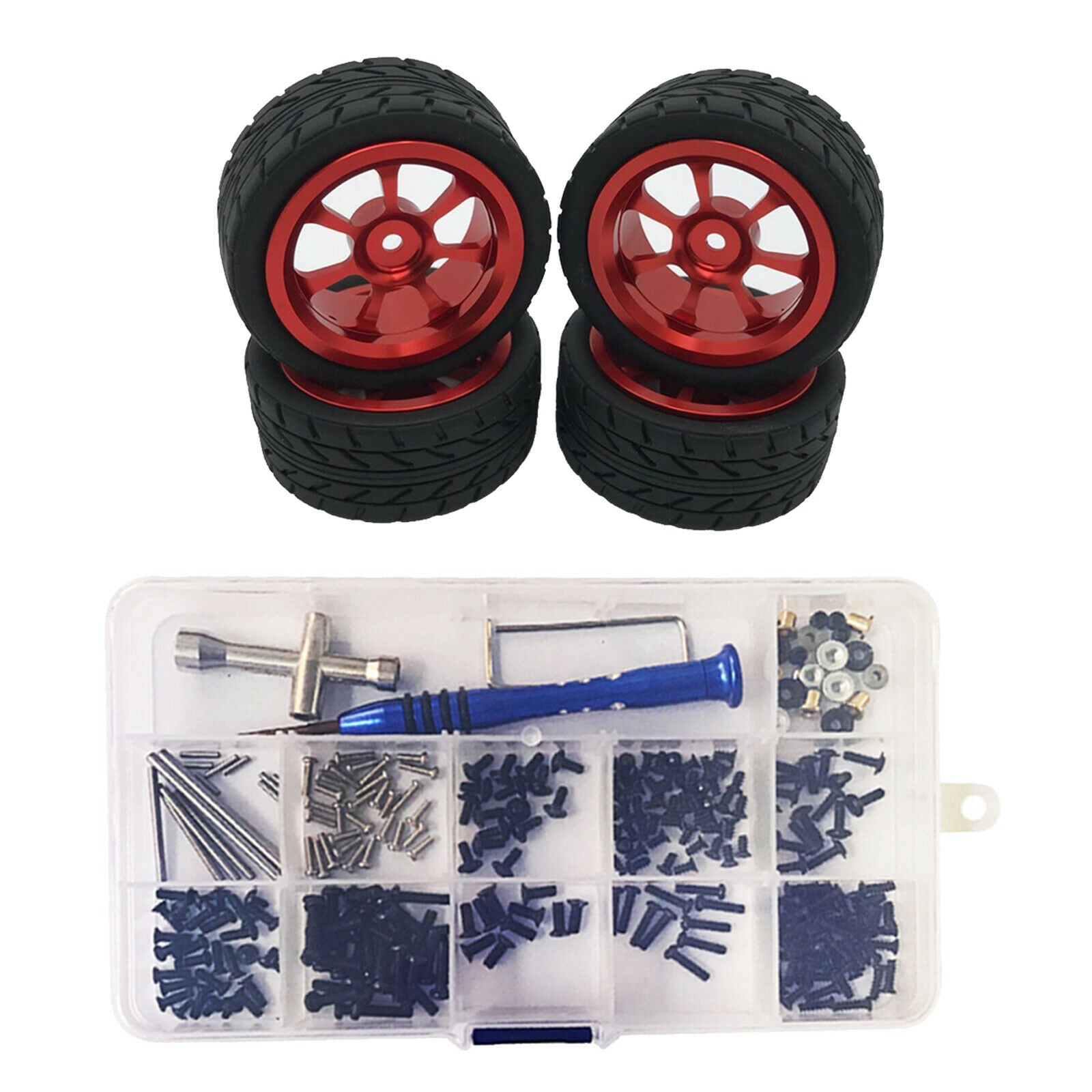 Screws Box Kit with Tire for Wltoys 1/14 144001 RC Car Accessories Part