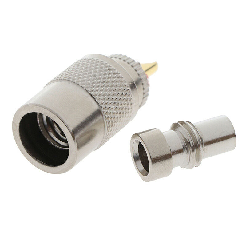 1PCS UHF PL259 Male Plug Straight Solder Connector Adapter for RG8U RG58-.l8