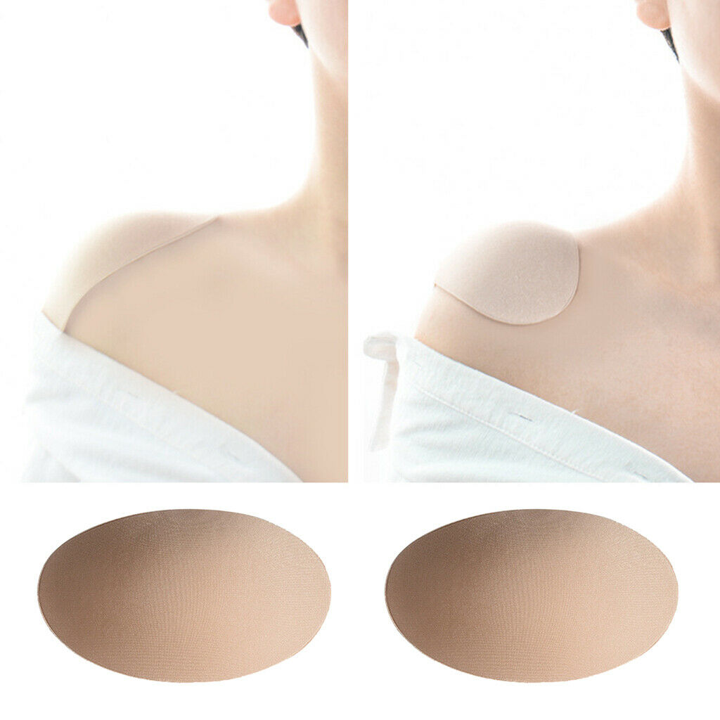 4Pairs Women's Silicone Shoulder Push-up Pads Shoulder Enhancer One Size